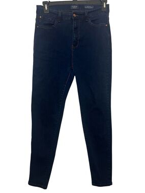 Curve Appeal High-Rise Skinny Jeans in Dark Indigo